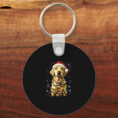 Labrador Retriever Dogs Tree Christmas Sweater Xma Schlüsselanhänger (Vorderseite)