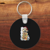 Labrador Retriever Dogs Tree Christmas Sweater Xma Schlüsselanhänger (Vorderseite)