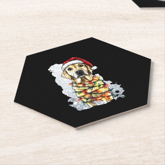 Labrador Retriever Dogs Tree Christmas Sweater Xma Untersetzer (angewinkelt)