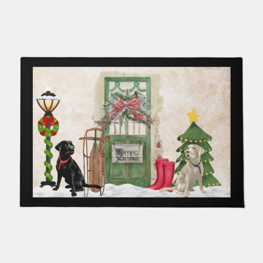 Labrador Retriever Doormat Door Mat Fußmatte (Vorderseite)