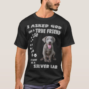 Labrador Retriever Dossier Mama Vater Print, Niedl T-Shirt