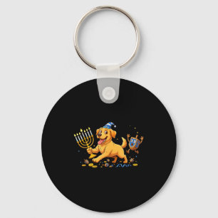 Labrador Retriever Dreidel Menora Hanukka Kinder D Schlüsselanhänger
