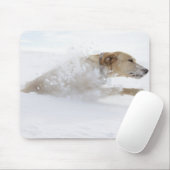 Labrador Retriever durch Tiefschnee Mousepad (Mit Mouse)