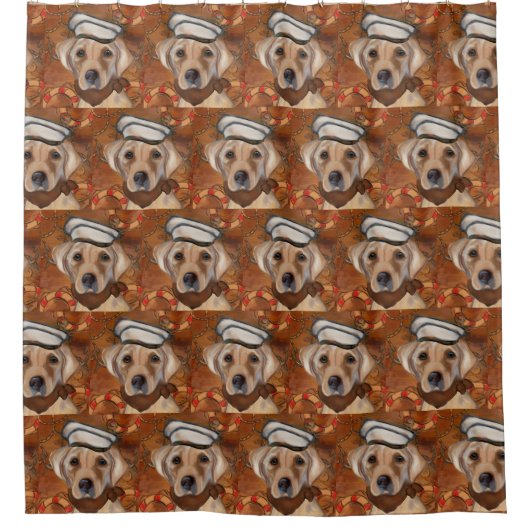 LABRADOR RETRIEVER DUSCHVORHANG (Vorderseite)