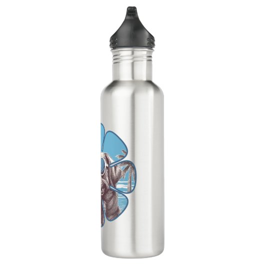 Labrador Retriever Edelstahlflasche (Rechts)