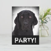 Labrador retriever einladung (Stehend Vorderseite)