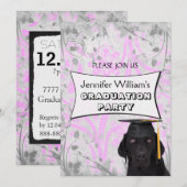 Labrador Retriever Einladung Template (Vorne/Hinten)