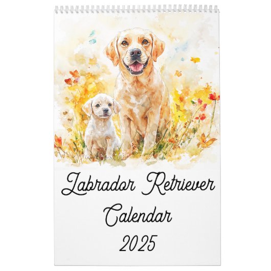 Labrador Retriever Elternkalender und Welpenkalend Kalender (Titelbild)