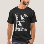 Labrador Retriever-Evolution für einen Labrador Do T-Shirt (Vorderseite)