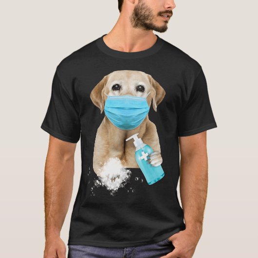 Labrador Retriever Face Mask T-Shirt (Vorderseite)