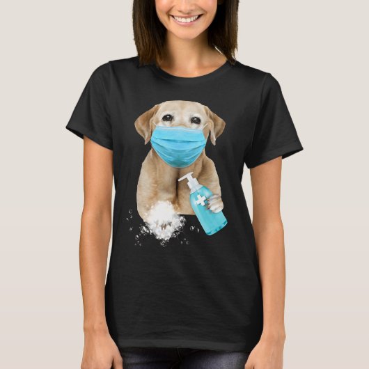 Labrador Retriever Face Mask T-Shirt (Vorderseite)