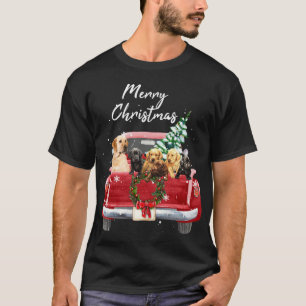 Labrador retriever family Truck Christmas Pajama T-Shirt