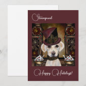 Labrador Retriever Feiertagskarte (Vorne/Hinten)