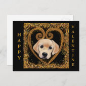 Labrador Retriever Feiertagspostkarte (Vorne/Hinten)