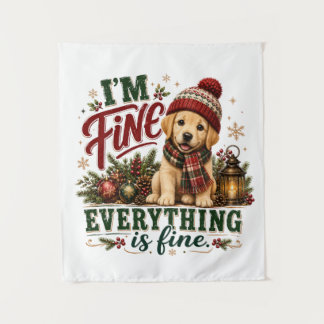 Labrador Retriever Fein Alles ist Fein Wandteppich