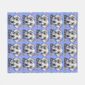 Labrador Retriever Fleecedecke (Vorderseite (Horizontal))