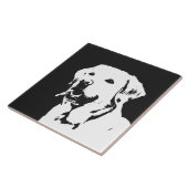 Labrador Retriever Fliese (Seite)