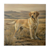 Labrador Retriever Fliese (Vorderseite)
