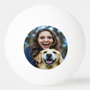 Labrador Retriever Foto Personalisieren Tischtennisball