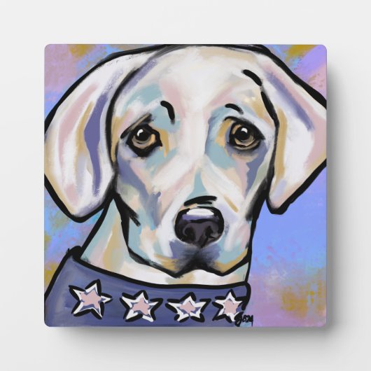 Labrador Retriever Fotoplatte (Vorderseite)