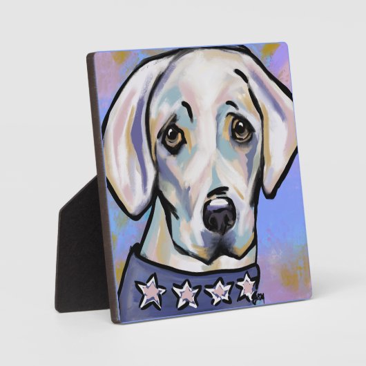 Labrador Retriever Fotoplatte (Vorderseite)