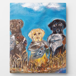LABRADOR RETRIEVER FOTOPLATTE