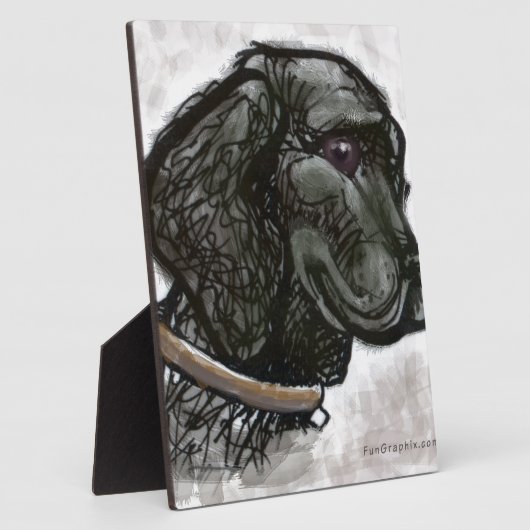 Labrador Retriever Fotoplatte (Seite)