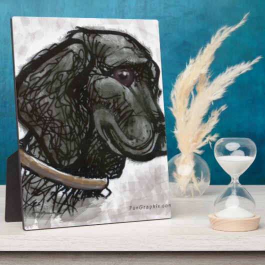 Labrador Retriever Fotoplatte (Seite)