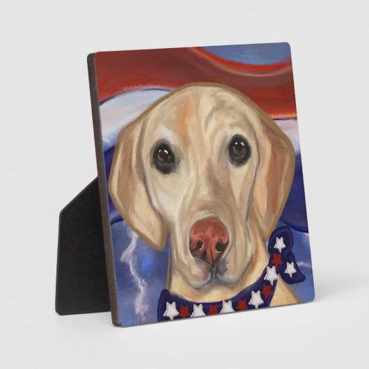 LABRADOR RETRIEVER FOTOPLATTE (Vorderseite)