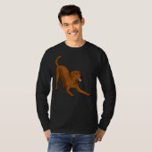 Labrador Retriever Fox Red Play Bow T-Shirt (Vorne ganz)