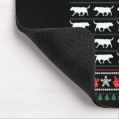 Labrador Retriever Frohe Weihnachten Ugly Sweater Mousepad (Ecke)