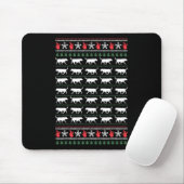 Labrador Retriever Frohe Weihnachten Ugly Sweater Mousepad (Mit Mouse)