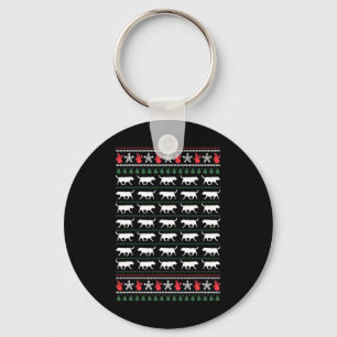 Labrador Retriever Frohe Weihnachten Ugly Sweater  Schlüsselanhänger