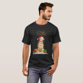 Labrador Retriever Frohe Weihnachten Weihnachten W T-Shirt (Vorne ganz)