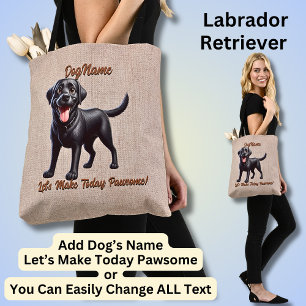 Labrador Retriever - Fügen Sie den Namen des Hunde Tasche