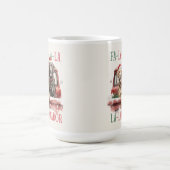 Labrador Retriever Funny Christmas Dog Tasse (Mittel)
