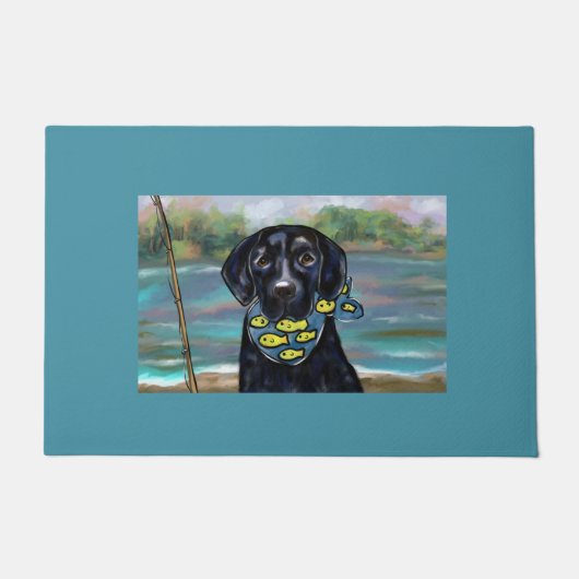 Labrador Retriever Fußmatte (Vorderseite)