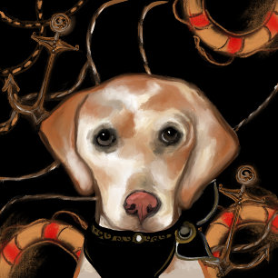 Labrador Retriever Geburtstag Dankeskarte