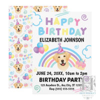 Labrador Retriever Geburtstagseinladung