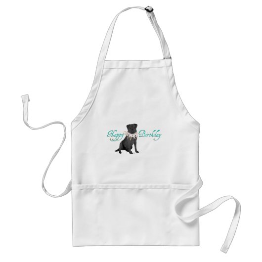 Labrador Retriever Geburtstagsgrüße Schürze (Vorne)