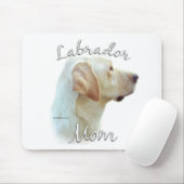 Labrador Retriever (gelb) Mama 2 Mousepad (Mit Mouse)