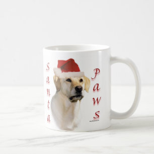 Labrador Retriever (gelb) Santa Paws Kaffeetasse