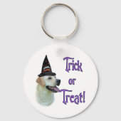 Labrador Retriever (gelb)Trick Schlüsselanhänger (Rückseite)