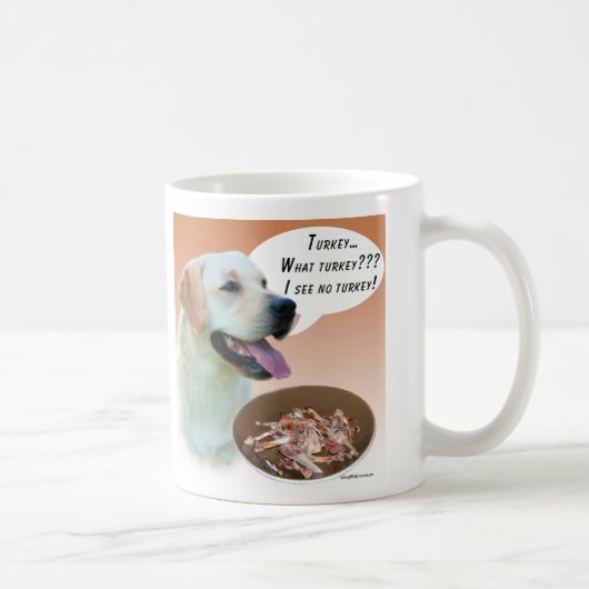 Labrador Retriever (gelb) Türkei Kaffeetasse (Rechts)