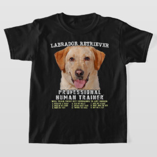 Labrador Retriever Gelbe Labrador Beruflich Human T-Shirt