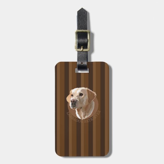 Labrador Retriever Gepäckanhänger (Vorderseite vertikal)