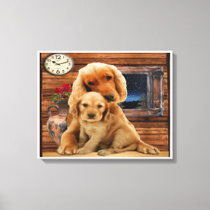Labrador Retriever gepackte Leinwand