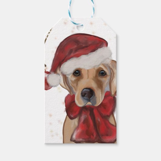 Labrador Retriever  Geschenkanhänger (Vorderseite)
