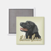 Labrador Retriever Geschenke Magnet (Vorderseite/Rückseite)