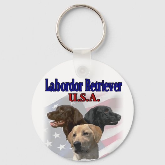 Labrador Retriever Geschenke Schlüsselanhänger (Vorderseite)